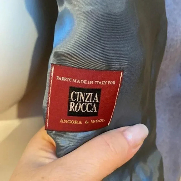 Consistent Rocca  Foldera Bemberg 100% CuproAngora &Wool coat NWOT - Picture 10 of 15
